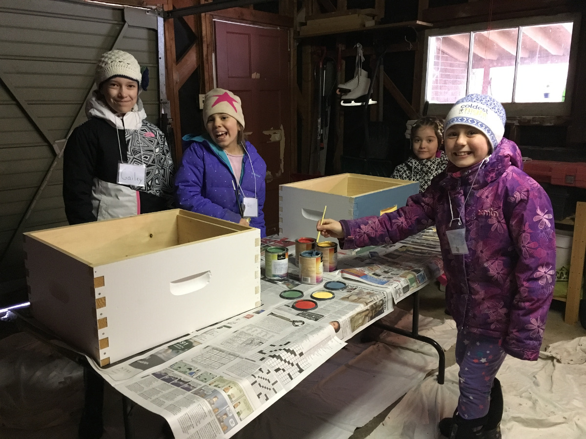March – Winter Duties: Building equipment and checking the hives