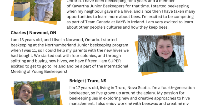 Support the young beekeepers heading to Belfast, Northern Ireland in July 2026 to participate in the International Meeting of Young Beekeepers.